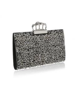 Alexander McQueen Studded Four-Ring Clutch 7 Alexander McQueen Studded Four-Ring Clutch -Alexander McQueen Elegant store unnamed file 2821