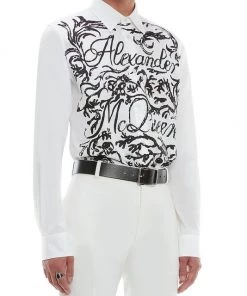 Alexander McQueen Printed Logo Shirt For Men 8 Alexander McQueen Printed Logo Shirt For Men -Alexander McQueen Elegant store unnamed file 2825