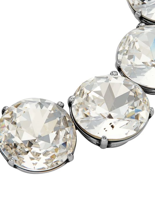 Alexander McQueen Silvertone & Crystal Riviera Necklace 4 Alexander McQueen Silvertone & Crystal Riviera Necklace - Image 4