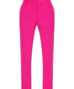 Alexander McQueen Slim Wool Pants For Men