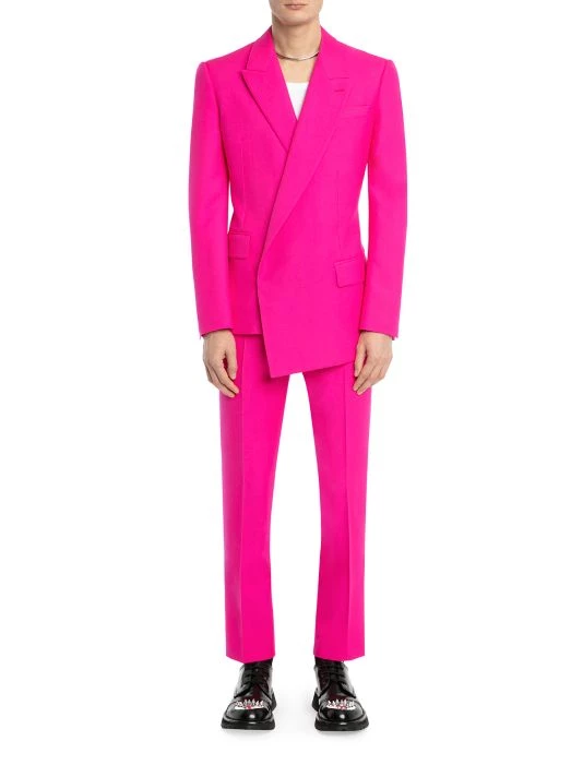 Alexander McQueen Slim Wool Pants For Men 2 Alexander McQueen Slim Wool Pants For Men - Image 2