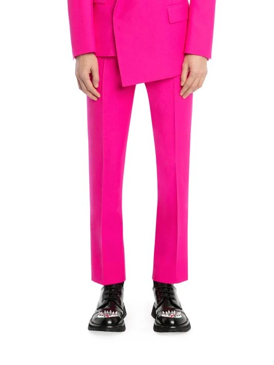 Alexander McQueen Slim Wool Pants For Men 3 Alexander McQueen Slim Wool Pants For Men - Image 3