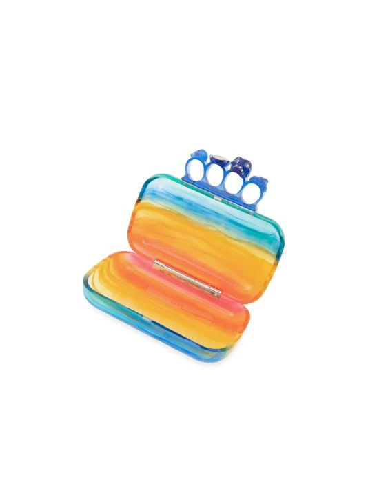 Alexander McQueen Ombré Rainbow Box Clutch 2 Alexander McQueen Ombré Rainbow Box Clutch - Image 2