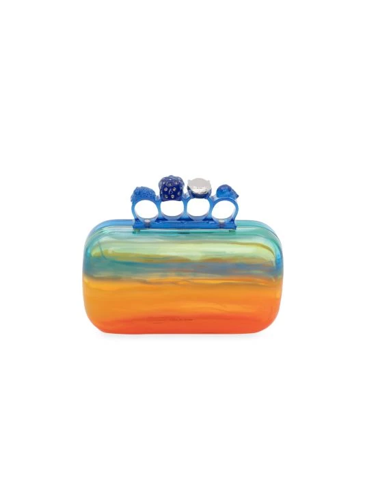 Alexander McQueen Ombré Rainbow Box Clutch 4 Alexander McQueen Ombré Rainbow Box Clutch - Image 4