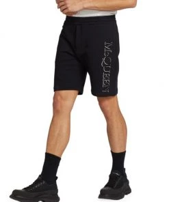 Alexander McQueen Logo Embossed Shorts For Men 10 Alexander McQueen Logo Embossed Shorts For Men -Alexander McQueen Elegant store unnamed file 2851