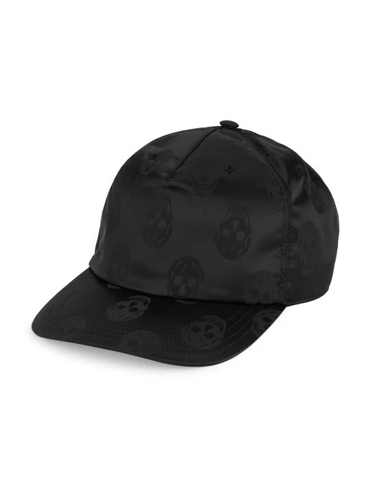 Alexander McQueen Biker Kull Baseball Cap For Men 1 Alexander McQueen Biker Kull Baseball Cap For Men