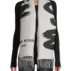 Alexander McQueen Graffiti Logo Wool Scarf