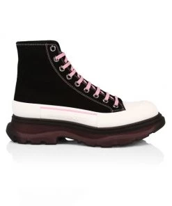 Alexander McQueen Tread Slick High Top Sneakers For Men