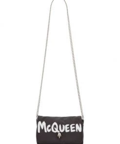 Alexander McQueen Graffiti Logo Nylon Skull Bag -Alexander McQueen Elegant store unnamed file 2913