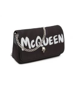 Alexander McQueen Graffiti Logo Nylon Skull Bag -Alexander McQueen Elegant store unnamed file 2914