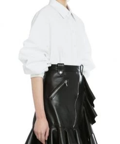 Alexander McQueen Cocoon Shirt -Alexander McQueen Elegant store unnamed file 2945