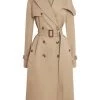 Alexander McQueen Graffiti Logo Trench Coat