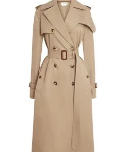 Alexander McQueen Graffiti Logo Trench Coat