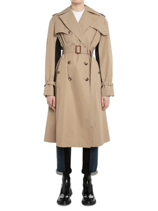 Alexander McQueen Graffiti Logo Trench Coat 3 Alexander McQueen Graffiti Logo Trench Coat - Image 3