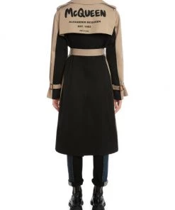 Alexander McQueen Graffiti Logo Trench Coat 10 Alexander McQueen Graffiti Logo Trench Coat -Alexander McQueen Elegant store unnamed file 2952