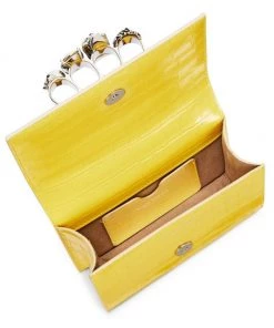 Alexander McQueen Mini Jeweled Satchel Pollen Yellow 6 Alexander McQueen Mini Jeweled Satchel Pollen Yellow -Alexander McQueen Elegant store unnamed file 2973