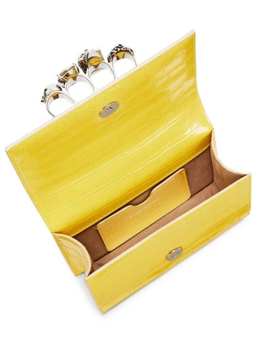 Alexander McQueen Mini Jeweled Satchel Pollen Yellow 3 Alexander McQueen Mini Jeweled Satchel Pollen Yellow - Image 3