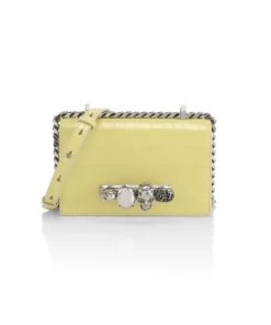 Alexander McQueen Mini Jeweled Satchel Pollen Yellow 7 Alexander McQueen Mini Jeweled Satchel Pollen Yellow -Alexander McQueen Elegant store unnamed file 2974