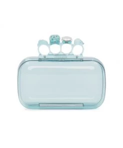 Alexander McQueen Skull Four-Ring Clear Box Clutch Dark Coral 8 Alexander McQueen Skull Four-Ring Clear Box Clutch Dark Coral -Alexander McQueen Elegant store unnamed file 2978