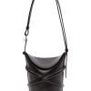 Alexander McQueen Small The Curve Leather Bucket Bag