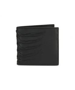 Alexander McQueen Claw Leather Billfold Wallet For Men