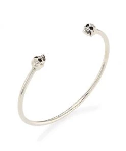Alexander McQueen Twin Skulls Bracelet For Men