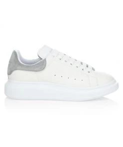 Alexander McQueen Oversized Leather Platform Sneakers For Men
