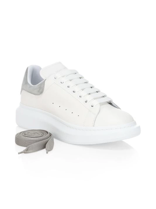 Alexander McQueen Oversized Leather Platform Sneakers For Men 6 Alexander McQueen Oversized Leather Platform Sneakers For Men - Image 6