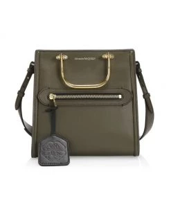 Alexander McQueen The Short Story Leather Satchel