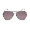 Alexander McQueen Rebellion 63MM Pilot Sunglasses For Men