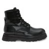Alexander McQueen Wander Leather Combat Boots
