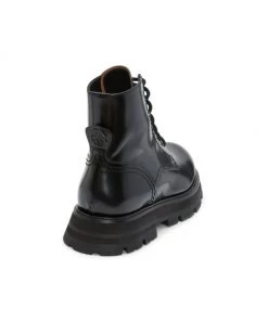 Alexander McQueen Wander Leather Combat Boots -Alexander McQueen Elegant store unnamed file 3058