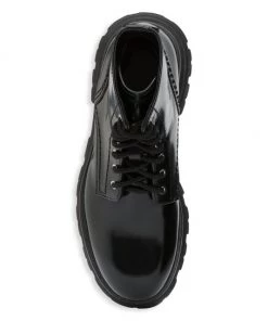 Alexander McQueen Wander Leather Combat Boots -Alexander McQueen Elegant store unnamed file 3060