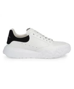 Alexander McQueen Men's Court Sneakers For Men Black White 15 Alexander McQueen Men's Court Sneakers For Men Black White -Alexander McQueen Elegant store unnamed file 3078