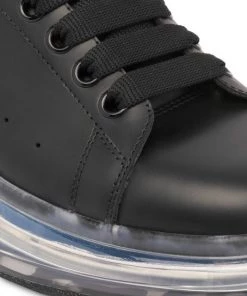 Alexander McQueen Men's Oversized Gel Sole Leather Platform Sneakers For Men Black 14 Alexander McQueen Men's Oversized Gel Sole Leather Platform Sneakers For Men Black -Alexander McQueen Elegant store unnamed file 3088