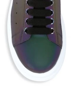 Alexander McQueen Oversized Iridescent Leather Sneakers For Men -Alexander McQueen Elegant store unnamed file 309