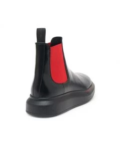 Alexander McQueen Platform Leather Chelsea Boots For Men Black -Alexander McQueen Elegant store unnamed file 3098
