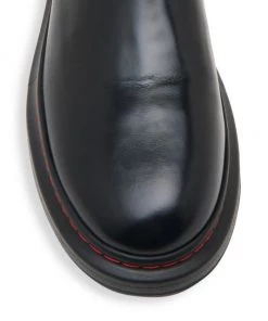 Alexander McQueen Platform Leather Chelsea Boots For Men Black -Alexander McQueen Elegant store unnamed file 3099