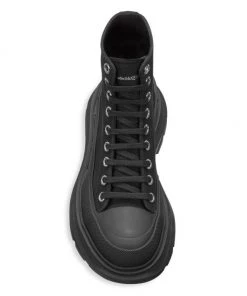 Alexander McQueen Tread Slick Lace-Up Boots -Alexander McQueen Elegant store unnamed file 3124