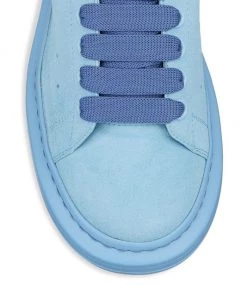 Alexander McQueen Men's Velvet Platform Sneakers For Men Black -Alexander McQueen Elegant store unnamed file 3140