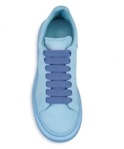 Alexander McQueen Men's Velvet Platform Sneakers For Men Black -Alexander McQueen Elegant store unnamed file 3141