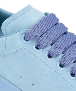 Alexander McQueen Men's Velvet Platform Sneakers For Men Black -Alexander McQueen Elegant store unnamed file 3142