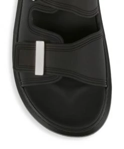 Alexander McQueen Rubber Slide Sandals For Men Electric Blue -Alexander McQueen Elegant store unnamed file 315