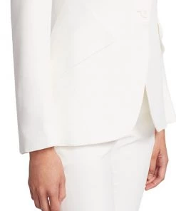 Alexander McQueen One-Button Jacket Ivory -Alexander McQueen Elegant store unnamed file 3158
