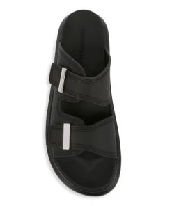 Alexander McQueen Rubber Slide Sandals For Men Electric Blue -Alexander McQueen Elegant store unnamed file 316