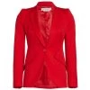 Alexander McQueen One-Button Blazer Ultramarine