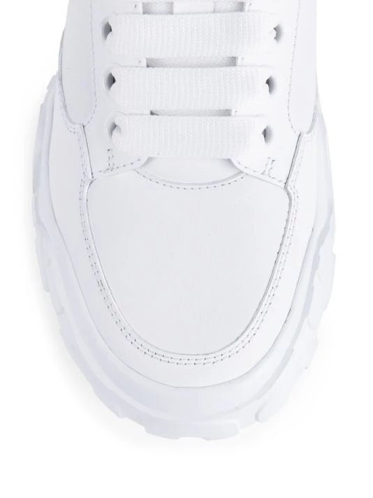 Alexander McQueen Women's Court Leather Sneakers Nude Multi 4 Alexander McQueen Women's Court Leather Sneakers Nude Multi - Image 4