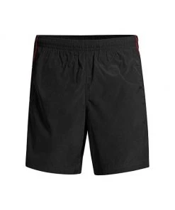 Alexander McQueen Selvedge Logo Swim Shorts For Men White