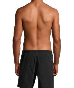 Alexander McQueen Selvedge Logo Swim Shorts For Men White -Alexander McQueen Elegant store unnamed file 3204