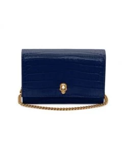 Alexander McQueen Mini Skull Bag Navy -Alexander McQueen Elegant store unnamed file 3237